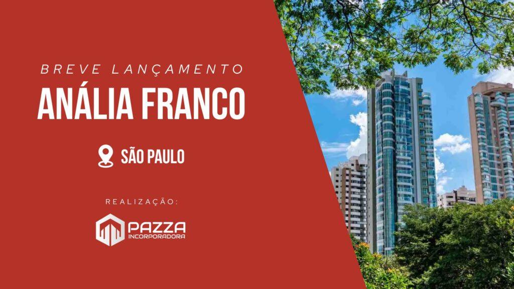 Lançamento imobiliário em Anália Franco