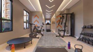 Perspectiva Ilustrada - Academia - Vila 197 - Pazza Incorporadora