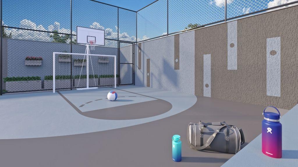 Perspectiva Ilustrada - Mini Quadra - Vila 197 - Pazza Incorporadora