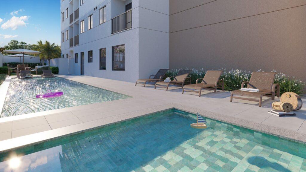Piscina do Empreendimento Ipanema 212 na Mooca